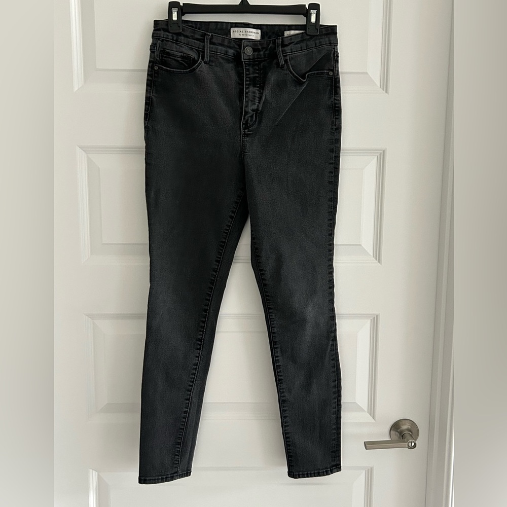 Sanctuary High Rise Skinny Jeans Black Size 10 / 30
